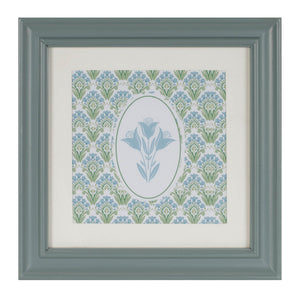 Framed Floral Wall Print (Set of 2)