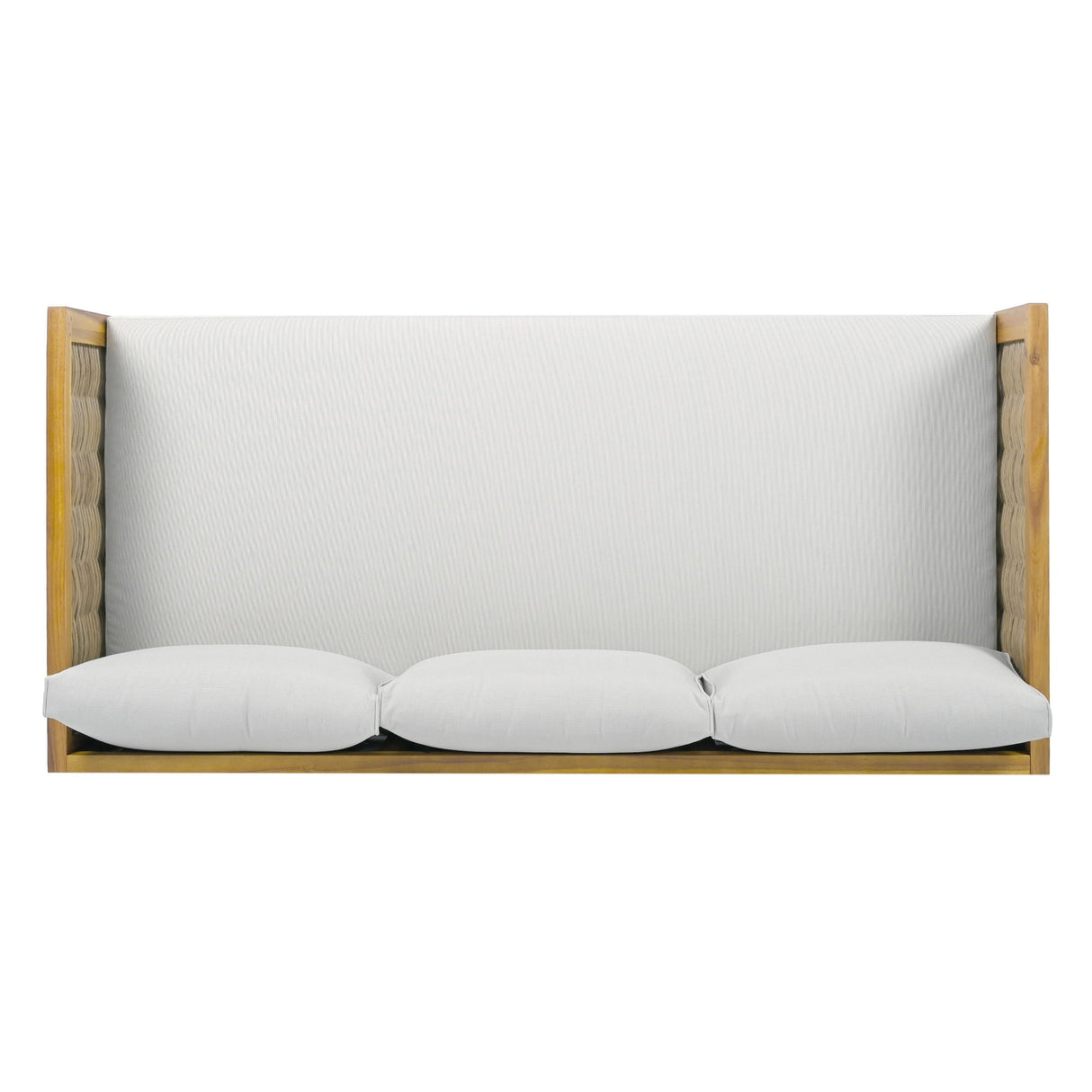 Claremont 3 Seater Daybed Teak Acacia Wood Water Resistant Cushions