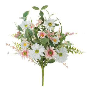 Mixed Daisy Floral Bush (Set of 2)