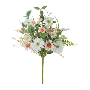 Mixed Daisy Floral Bush (Set of 2)