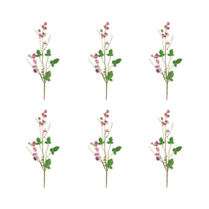 Sweet Pea Floral Spray (Set of 6)