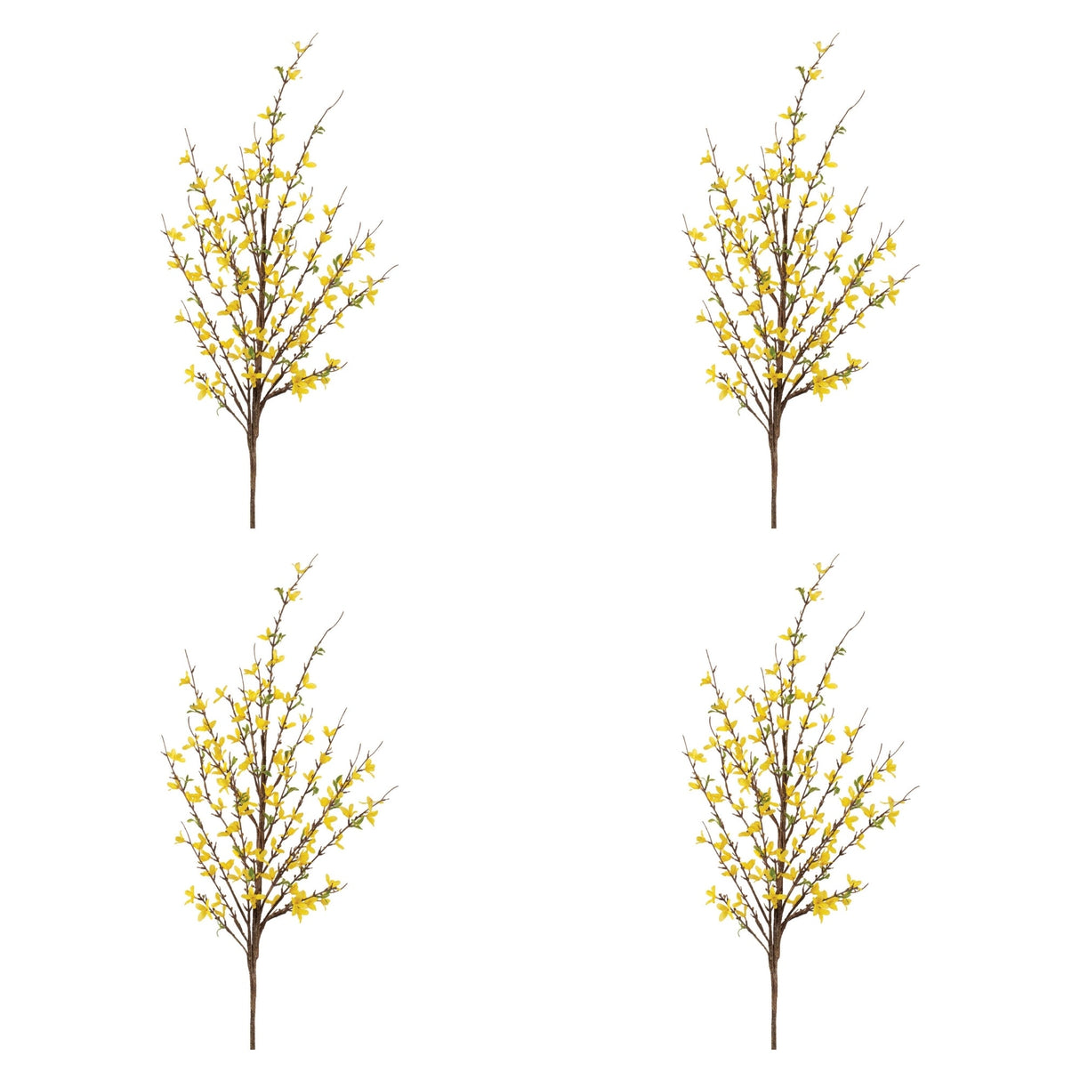 Forsythia Floral Branch (Set of 4)