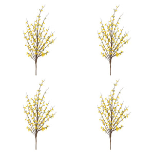 Forsythia Floral Branch (Set of 4)