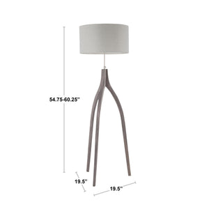 Wishbone - Contemporary Floor Lamp