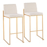 Fuji - Contemporary Design High Back Barstool