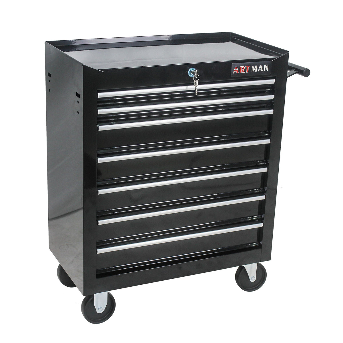 Multifunctional Tool Cart With Wheels And Drawers
