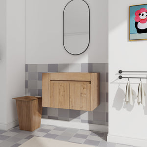 30 Inch Bathroom Vanity With Open Shelf