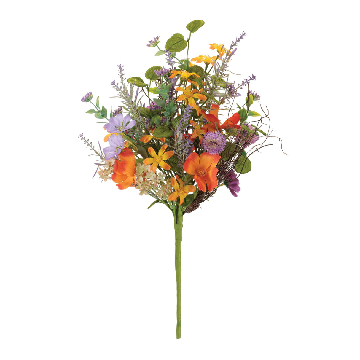 Mixed Wildflower Floral Bush (Set of 2)