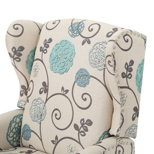 Westeros Wing Back Fabric Upholstered Recliner