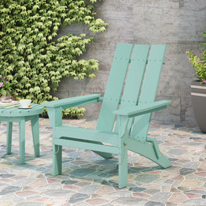 Aurascape Outdoor Comfort Foldable Adirondack Chair