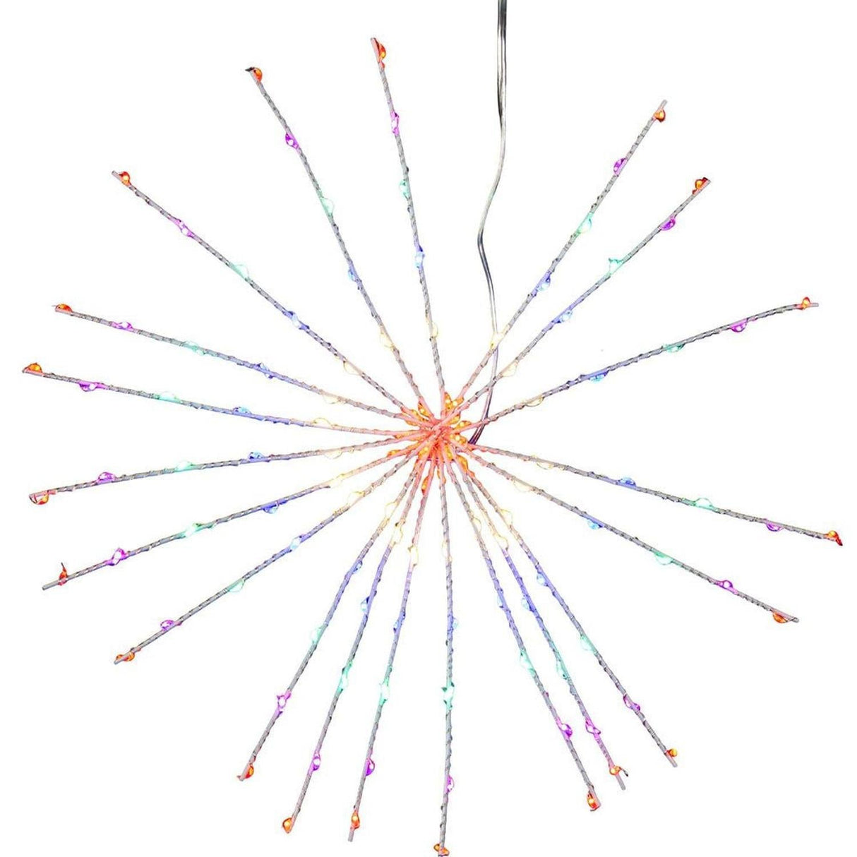 11.8" 120 Light Multicolored Starburst