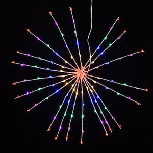11.8" 120 Light Multicolored Starburst