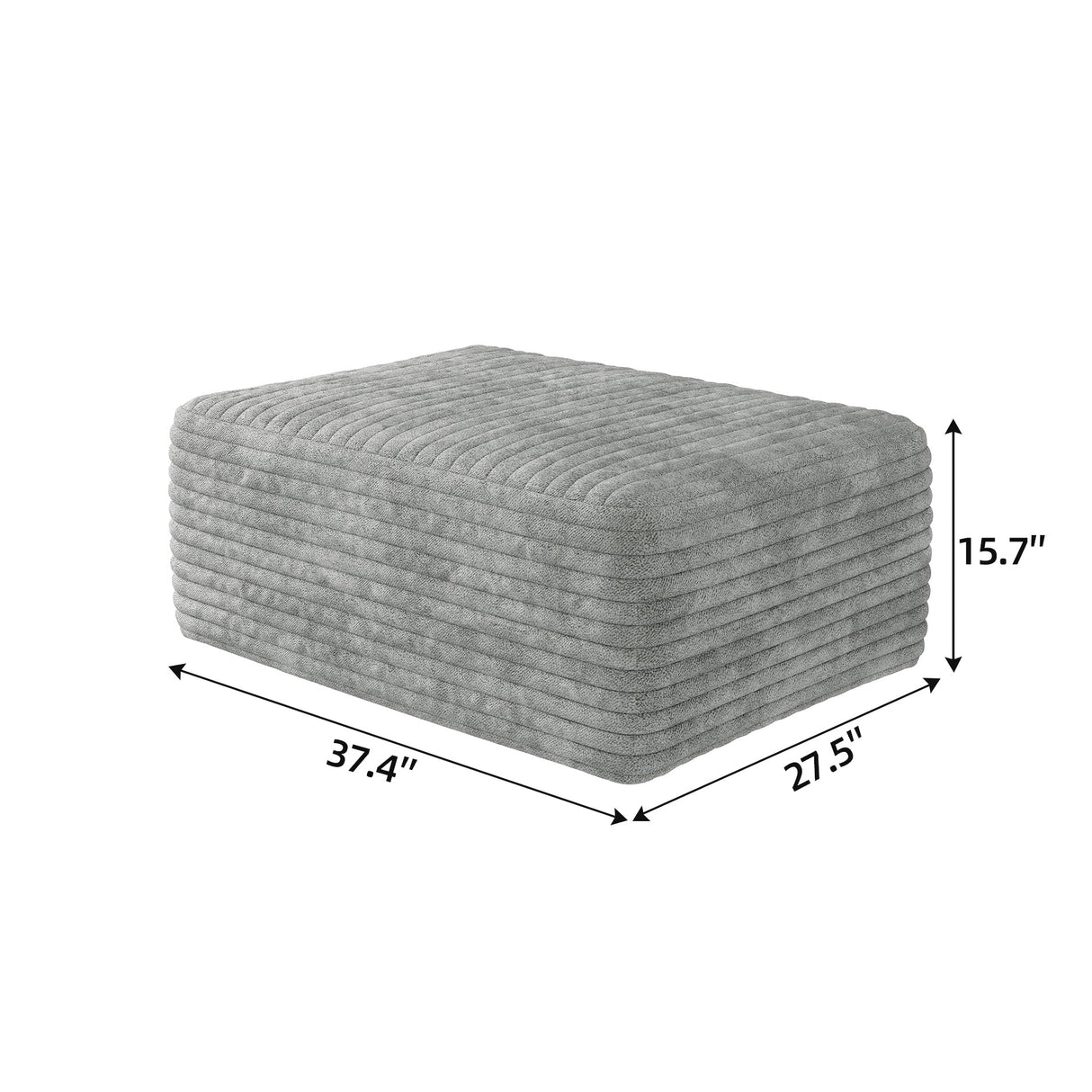 Y165 Ottoman in Grey