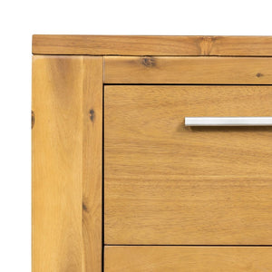 Nightstand - Natural Wood / Brown