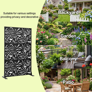 Metal Privacy Screens 3.3Ft x 6Ft Outdoor and Indoor Divider