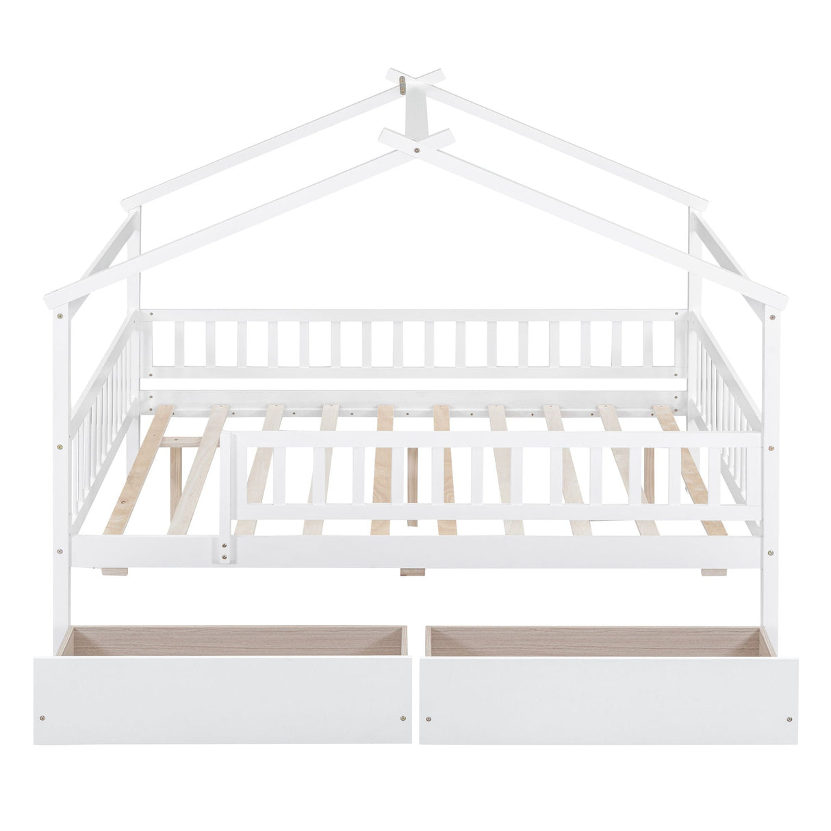 House Bed With 2 Drawers