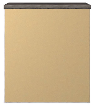 Gerridan - Two Drawer Night Stand - White / Gray