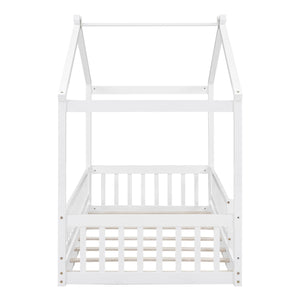 Bed House Bed Frame With Fence