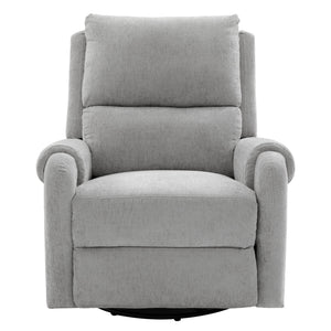 Manual Recliner Massage Chair With Swivel Rocker, 8 Massage Modes, Side Storage Pocket