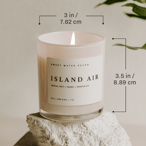 Merry and Bright Soy Candle - White Jar - 11 oz