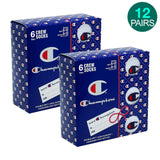 12-Pack Champion Crew Socks