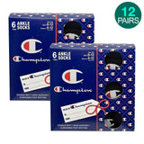 12-Pack Champion Ankle Socks
