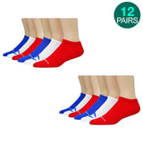 12-Pack Champion Super No Show Socks - Assorted Colors