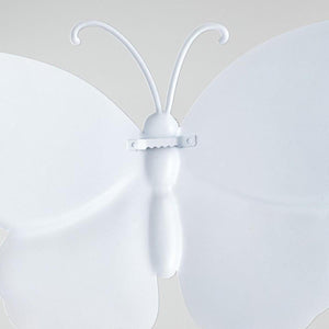 12" Metal Embossed Butterfly: Pink Monarch
