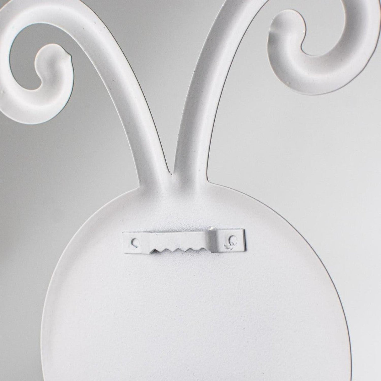 12" Metal Embossed Ladybug Hanger: Solid
