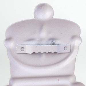 12" Metal Embossed Nutcracker