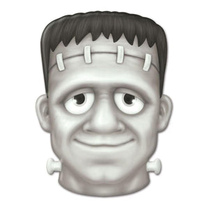 12" Metal Embossed Sign: Frankenstein (Black)
