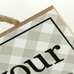 12" Wooden Sign: Count Your Blessings