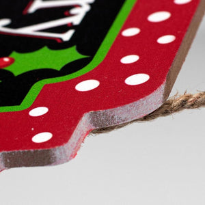 12" Wooden Sign: Merry Christmas