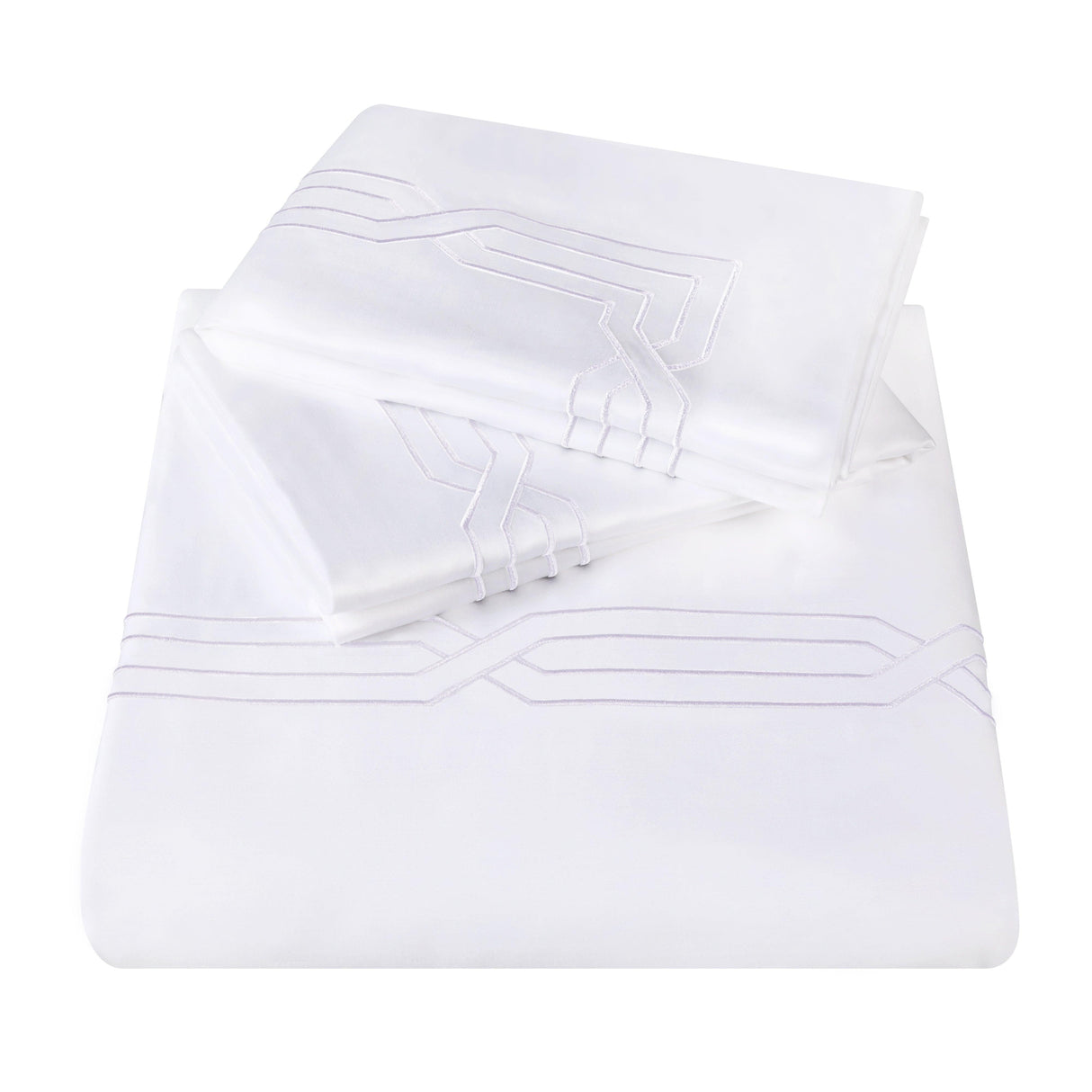 1200 Thread Count Egyptian Cotton Embroidered Duvet Cover Set - Egyptian Cotton Duvet Cover Set by Superior