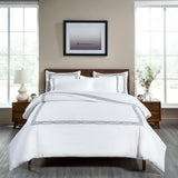 1200 Thread Count Egyptian Cotton Embroidered Duvet Cover Set - Egyptian Cotton Duvet Cover Set by Superior