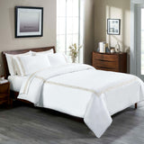 1200 Thread Count Egyptian Cotton Embroidered Duvet Cover Set - Egyptian Cotton Duvet Cover Set by Superior