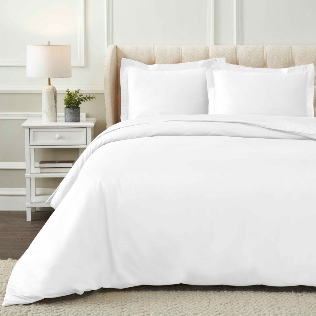 1200 Thread Count Egyptian Cotton Solid Duvet Cover Set - Egyptian Cotton Duvet Cover Set by Superior