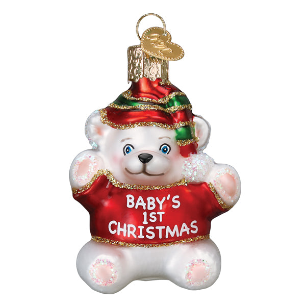 Baby's 1st Christmas Teddy Bear Ornament