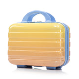 14'/20' 2-Piece PC Spinner Wheel Luggage Set in Gradient Blue and Yellow