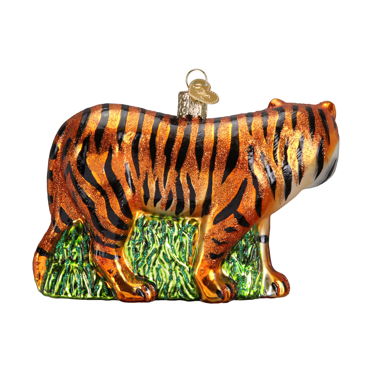 Tiger Ornament by Old World Christmas 1.75 x 3.25 x 4.75 Inches