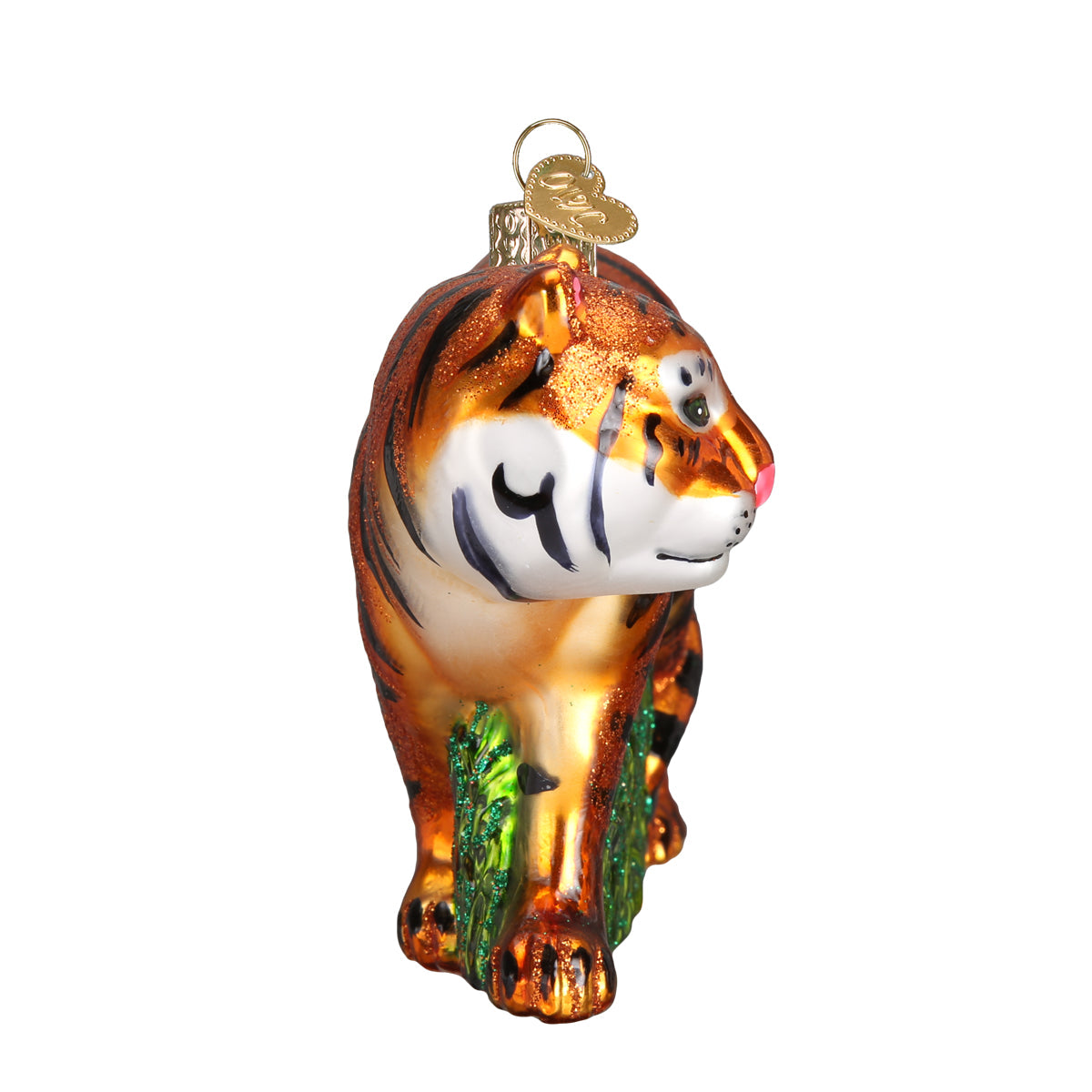 Tiger Ornament by Old World Christmas 1.75 x 3.25 x 4.75 Inches