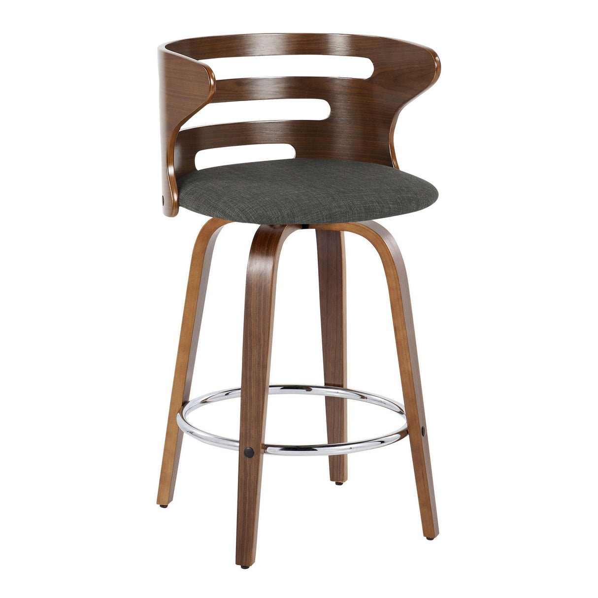 Fixed-Height Counter Stool with Swivel
