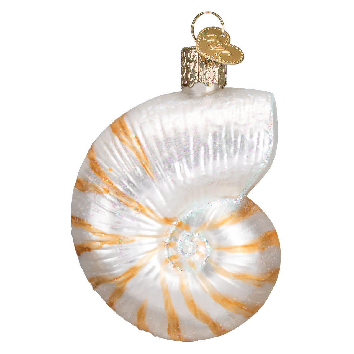 Nautilus Shell Ornament 3.25 x 3 x 3.25
