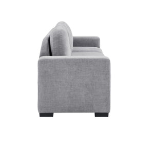 Modern 3 Seater Sofa With Curved Backrest