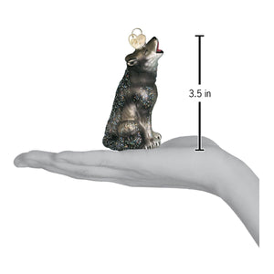 Howling Wolf Ornament