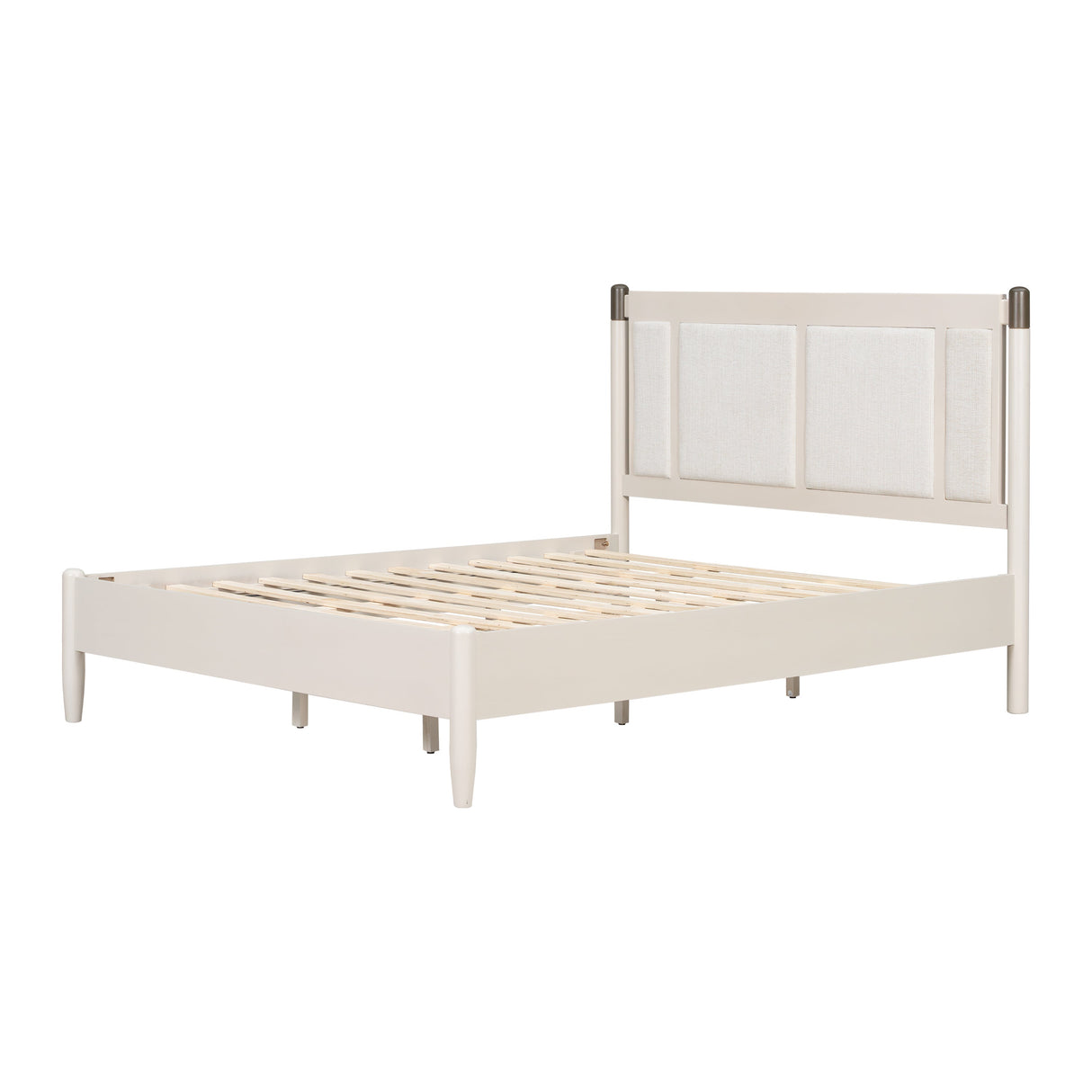 Solid Wood Queen Bed - Heavy Duty Support