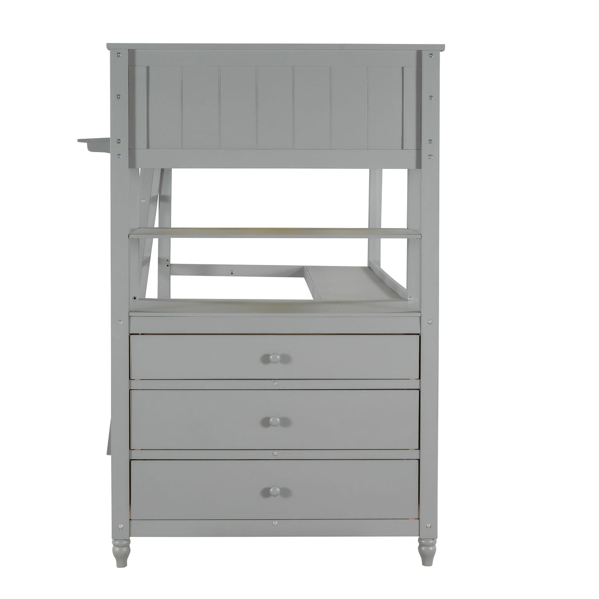 Loft Bed With Drawers With Desk And Shelves