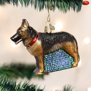 German Shepherd Ornament 3.5x4.25x1.25 by Old World Christmas