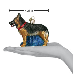 German Shepherd Ornament 3.5x4.25x1.25 by Old World Christmas