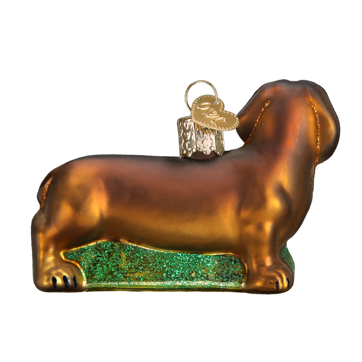 Dachshund Christmas Ornament 2 X 3 X 1.25 Inches
